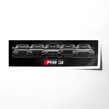 Load image into Gallery viewer, Audi RS3 Generations A3 S3 RS3
