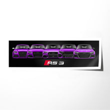 Load image into Gallery viewer, Audi RS3 Generations A3 S3 RS3
