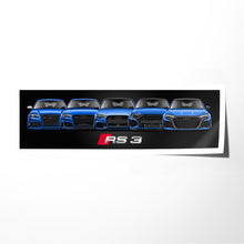 Load image into Gallery viewer, Audi RS3 Generations A3 S3 RS3
