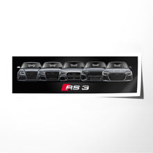 Load image into Gallery viewer, Audi RS3 Generations A3 S3 RS3
