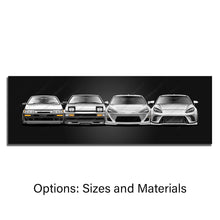Load image into Gallery viewer, Toyota FRS GT86 GR86 AE86 Generations #827
