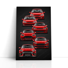 Load image into Gallery viewer, Ford Focus Generations RS ST #851-#858
