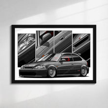 Load image into Gallery viewer, Honda Civic 06th Gen Hatchback 1996 - 2000 EK #463 - #471
