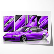 Load image into Gallery viewer, Honda Civic 05th Gen Coupe 1992 - 1995 EJ #211 - #219

