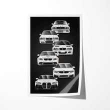 Load image into Gallery viewer, BMW 3 4 Series M3 M4 Generations E30 E36 E46 E90 E92 E93 F80 F82 G80 G82 #919
