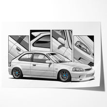Load image into Gallery viewer, Honda Civic 06th Gen Hatchback 1999 - 2000 EK #193 - #201
