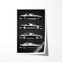 Load image into Gallery viewer, Nissan S12 S13 S14 S15 Silvia 240sx 180sx Generations #944
