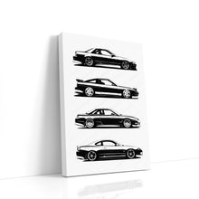 Load image into Gallery viewer, Nissan S12 S13 S14 S15 Silvia 240sx 180sx Generations #945
