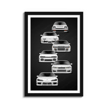 Load image into Gallery viewer, Nissan S12 S13 S14 S15 Silvia 240sx 180sx Generations #946

