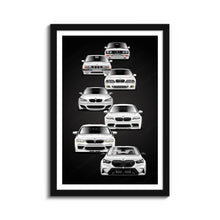 Load image into Gallery viewer, BMW 5 Series M5 Generations E28 E34 E39 E60 E61 F10 F90 G90 G99 #955
