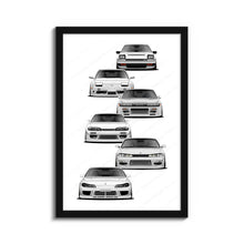 Load image into Gallery viewer, Nissan S12 S13 S14 S15 Silvia 240sx 180sx Generations #955
