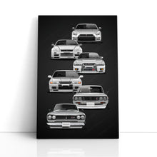 Load image into Gallery viewer, Nissan Skyline GTR Generations R35 R34 R33 R32 C110 C10 #982
