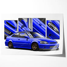 Load image into Gallery viewer, Honda Civic 06th Gen Coupe 1996 - 2000 EM #202 - #210
