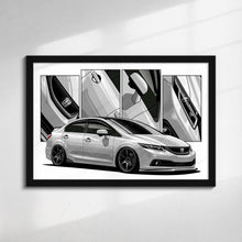Load image into Gallery viewer, Honda Civic 09th Gen Sedan 2013 - 2015 Facelift #084 - #092
