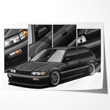 Load image into Gallery viewer, Honda Civic 04th Gen Hatchback 1990-1991 EF Facelift #112-#120
