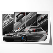Load image into Gallery viewer, Honda Civic 06th Gen Hatchback 1996 - 2000 EK #454 - #462
