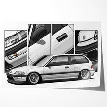 Load image into Gallery viewer, Honda Civic 04th Gen Hatchback 1988-1989 EF Pre-face #481-#489
