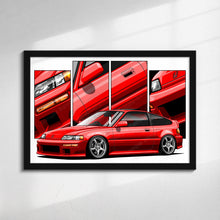 Load image into Gallery viewer, Honda CRX 2nd Gen 1988 - 1991 Mugen #121 - #129
