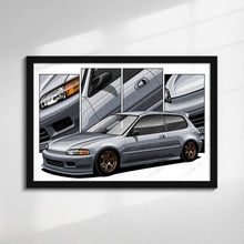 Load image into Gallery viewer, Honda Civic 05th Gen Hatchback 1992 - 1995 EG #310 - #318
