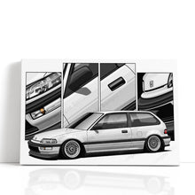 Load image into Gallery viewer, Honda Civic 04th Gen Hatchback 1988-1989 EF Pre-face #481-#489
