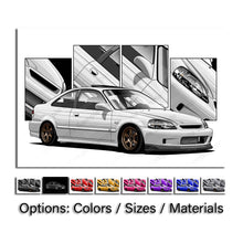 Load image into Gallery viewer, Honda Civic 06th Gen Coupe 1996 - 2000 EM #202 - #210
