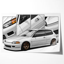 Load image into Gallery viewer, Honda Civic 05th Gen Hatchback 1992 - 1995 EG #310 - #318
