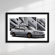 Load image into Gallery viewer, Honda Civic 06th Gen Coupe 1996 - 2000 EM #202 - #210
