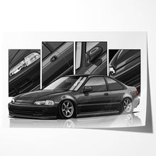 Load image into Gallery viewer, Honda Civic 05th Gen Coupe 1992 - 1995 EJ #211 - #219
