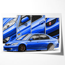 Load image into Gallery viewer, Honda Civic 07th Gen Sedan 2004 2005 Facelift #418 - #426
