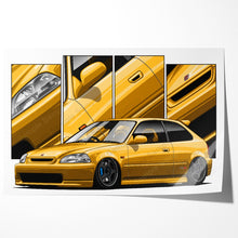 Load image into Gallery viewer, Honda Civic 06th Gen Hatchback 1996 - 2000 EK #454 - #462
