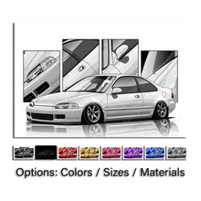 Load image into Gallery viewer, Honda Civic 05th Gen Coupe 1992 - 1995 EJ #211 - #219
