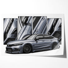 Load image into Gallery viewer, Honda Civic 11th Gen Sedan 2022 - 2024 Pre-face SI #301 - #309
