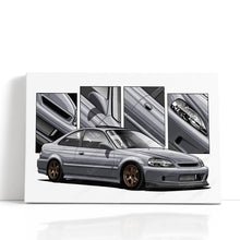 Load image into Gallery viewer, Honda Civic 06th Gen Coupe 1996 - 2000 EM #202 - #210
