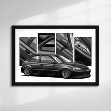 Load image into Gallery viewer, Honda Civic 06th Gen Hatchback 1999 - 2000 EK #193 - #201
