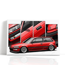 Load image into Gallery viewer, Honda Civic 04th Gen Hatchback 1988-1989 EF Pre-face #481-#489
