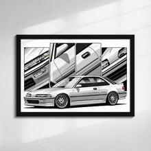Load image into Gallery viewer, Acura Integra 2nd Gen 1989 - 1993 Hatchback DA DB2 GS-R #084 - #092
