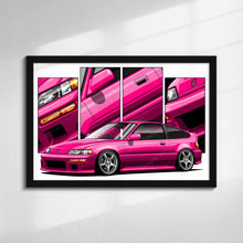 Load image into Gallery viewer, Honda CRX 2nd Gen 1988 - 1991 Mugen #121 - #129
