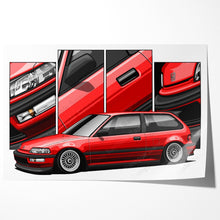 Load image into Gallery viewer, Honda Civic 04th Gen Hatchback 1988-1989 EF Pre-face #481-#489
