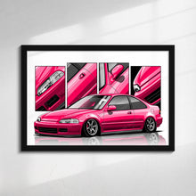 Load image into Gallery viewer, Honda Civic 05th Gen Coupe 1992 - 1995 EJ #211 - #219
