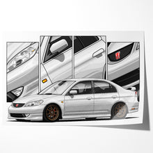 Load image into Gallery viewer, Honda Civic 07th Gen Sedan 2004 2005 Facelift #418 - #426
