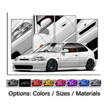 Load image into Gallery viewer, Honda Civic 06th Gen Hatchback 1996 - 2000 EK #454 - #462
