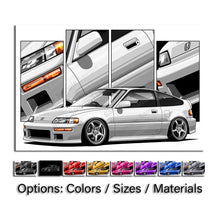 Load image into Gallery viewer, Honda CRX 2nd Gen 1988 - 1991 Mugen #121 - #129
