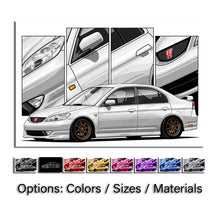Load image into Gallery viewer, Honda Civic 07th Gen Sedan 2004 2005 Facelift #418 - #426
