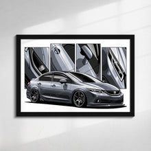 Load image into Gallery viewer, Honda Civic 09th Gen Sedan 2013 - 2015 Facelift #084 - #092
