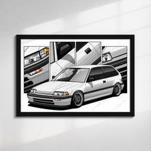Load image into Gallery viewer, Honda Civic 04th Gen Hatchback 1990-1991 EF Facelift #112-#120
