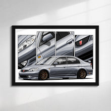 Load image into Gallery viewer, Honda Civic 07th Gen Sedan 2004 2005 Facelift #418 - #426
