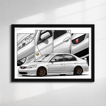 Load image into Gallery viewer, Honda Civic 07th Gen Sedan 2004 2005 Facelift #418 - #426
