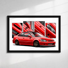 Load image into Gallery viewer, Honda Civic 06th Gen Coupe 1996 - 2000 EM #202 - #210
