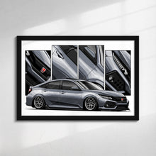 Load image into Gallery viewer, Honda Civic 10th Gen Sedan 2017 - 2020 SI #391 - #399
