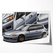 Load image into Gallery viewer, Honda Civic 05th Gen Hatchback 1992 - 1995 EG #310 - #318
